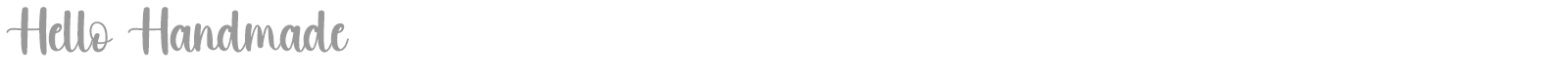 Hello Handmade font preview